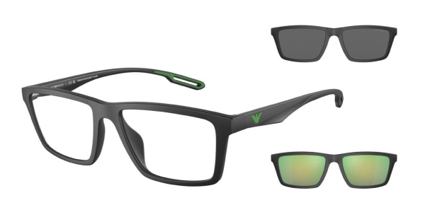 Оправа Emporio ARMANI EA4189U 5001/1W 55 + 2 клип.
